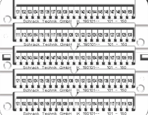 Etichete pentru cleme şir "101-150" (2x)