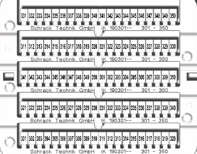 Etichete pentru cleme şir "301-350" (2x)