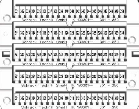 Etichete pentru cleme şir "301-350" (2x)
