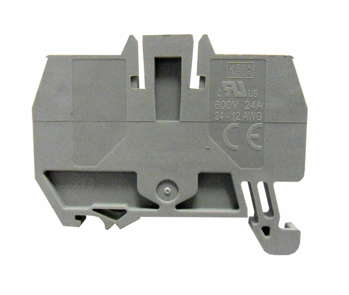 Element terminal pentru cleme tip HMM 2,5 mm², gri