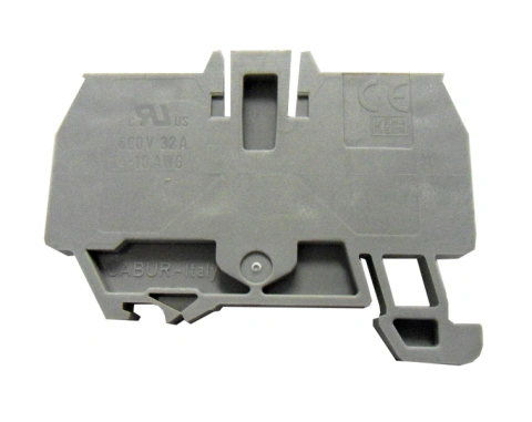 Element terminal pentru cleme tip HMM.4, gri