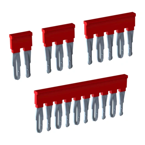 Plug-in Cross connection for Push-in 6mm², 2 poles