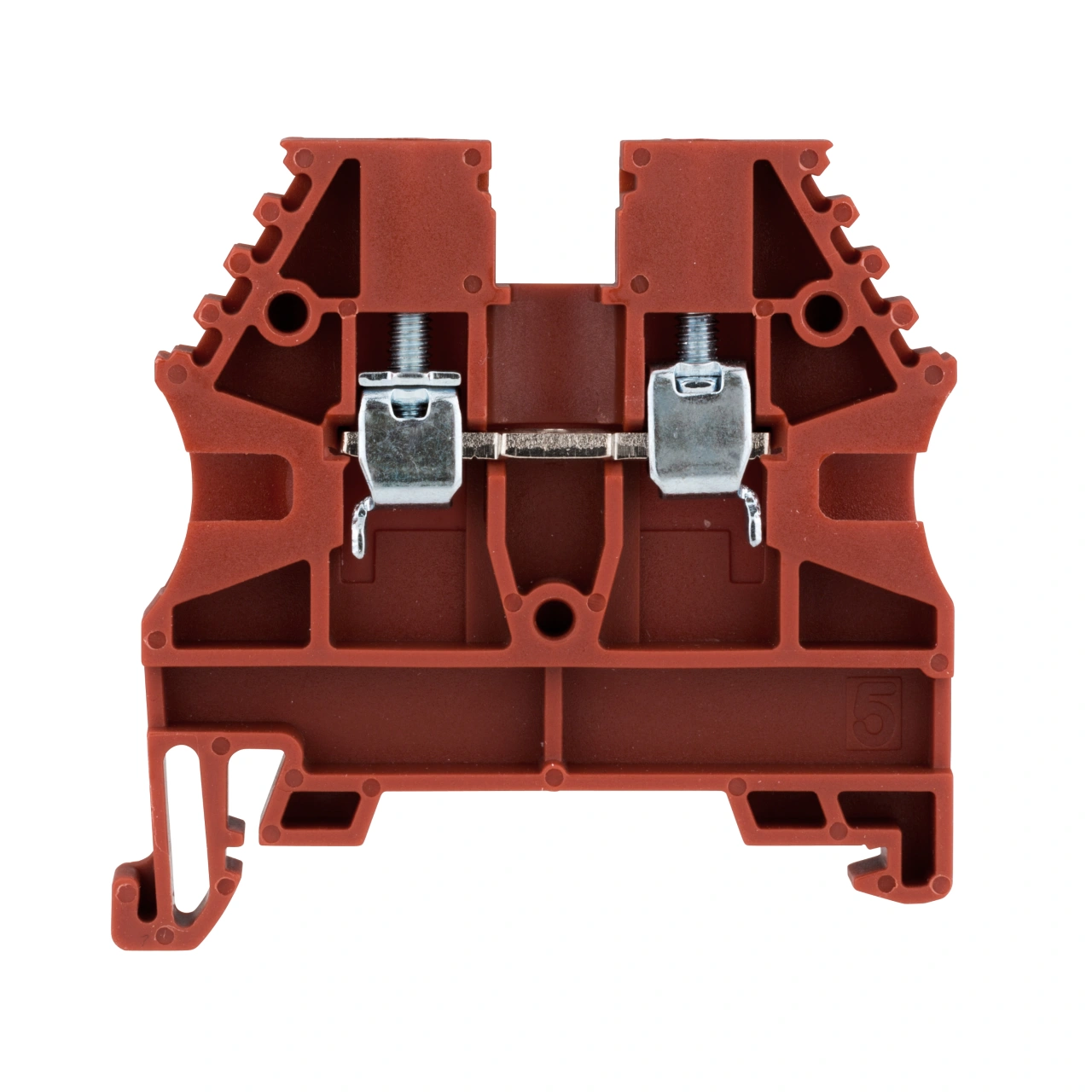 Clemă de fază, conex. cu şurub tip AVK 2,5, roşu, 2,5 mm²