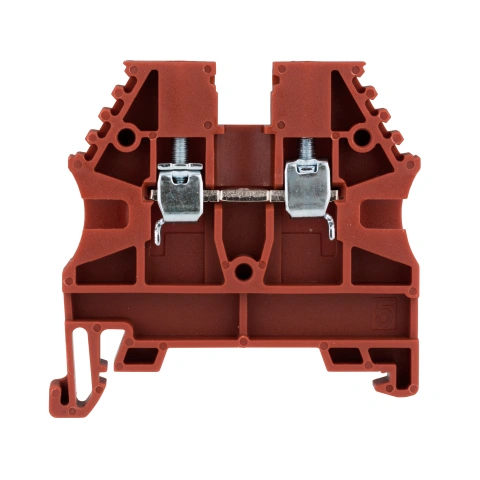 Clemă de fază, conex. cu şurub tip AVK 2,5, roşu, 2,5 mm²