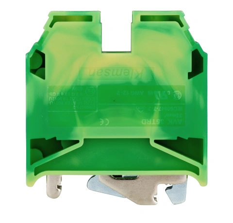 Clemă de împământare tip AVK 35 T, galb/verde, 16-35 mmp