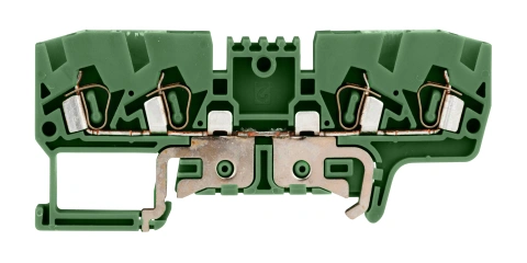 Clemă de împ., conex. elast. 2+2, YBK 2,5 CT, verde, 2,5 mm²