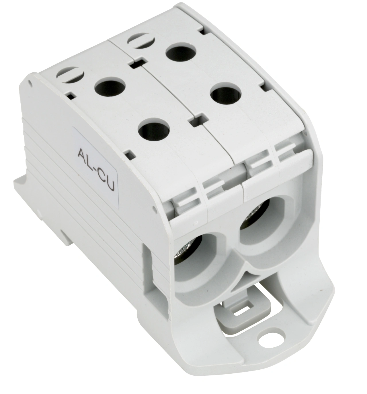Clemă dublă Al-Cu,1 p. gri, 95mmp / 70mmp cu pin
