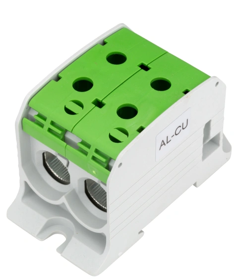 Clemă dublă Al-Cu,1 p. verde, 95mmp / 70mmp cu pin_5