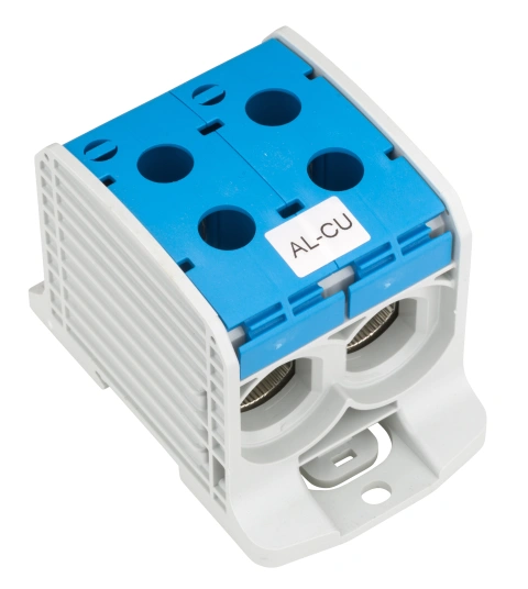 Clemă dublă Al-Cu,1 p. albastru, 185mmp / 150mmp cu pin_4