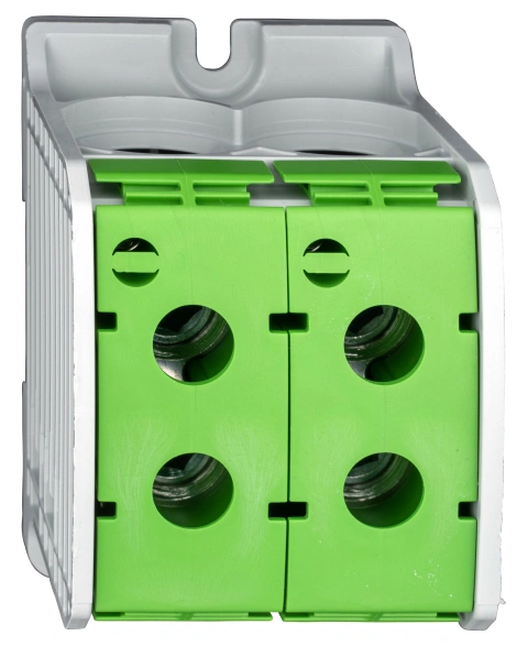Clemă dublă Al-Cu,1 p. verde, 185mmp / 150mmp cu pin_2