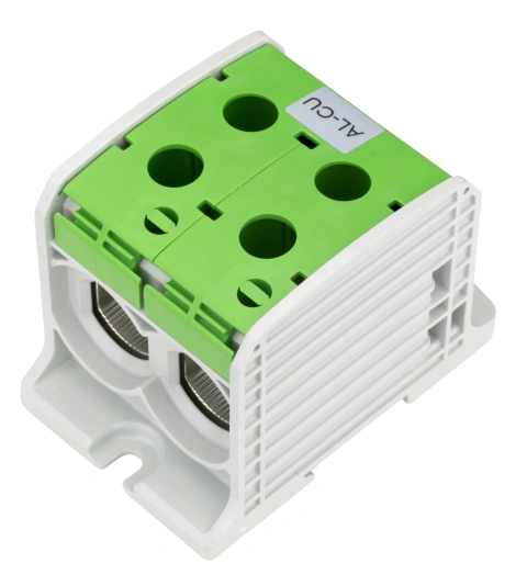 Clemă dublă Al-Cu,1 p. verde, 185mmp / 150mmp cu pin_3