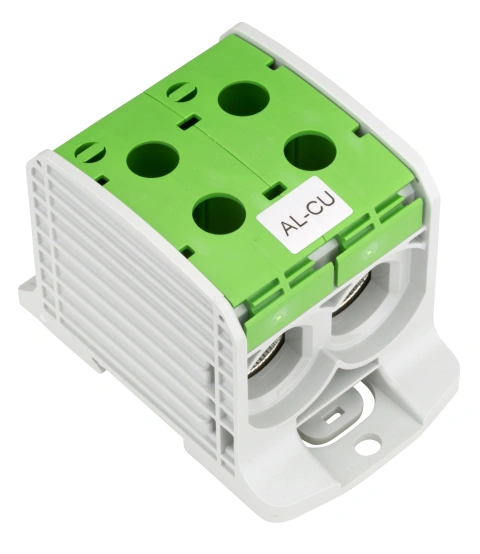 Clemă dublă Al-Cu,1 p. verde, 185mmp / 150mmp cu pin_4