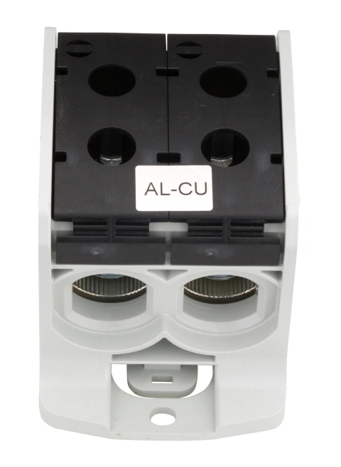 Clemă dublă Al-Cu,1 p. negru, 185mmp / 150mmp cu pin_5