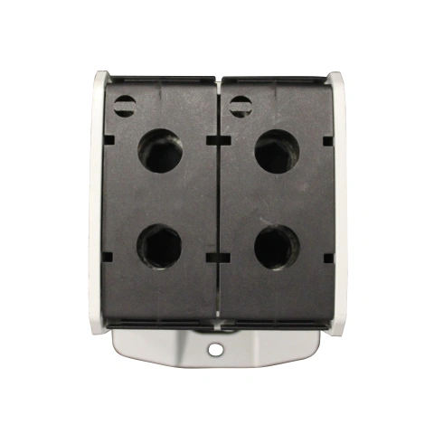 Clemă dublă (2*1p) Al-Cu, negru, 300mmp / 240mmp cu pin_1