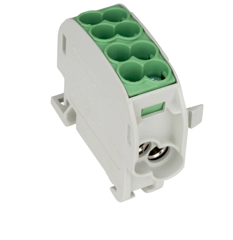 Clemă de derivaţie Cu-Al, 25mmp, 1p. izolată-galben/verde_5