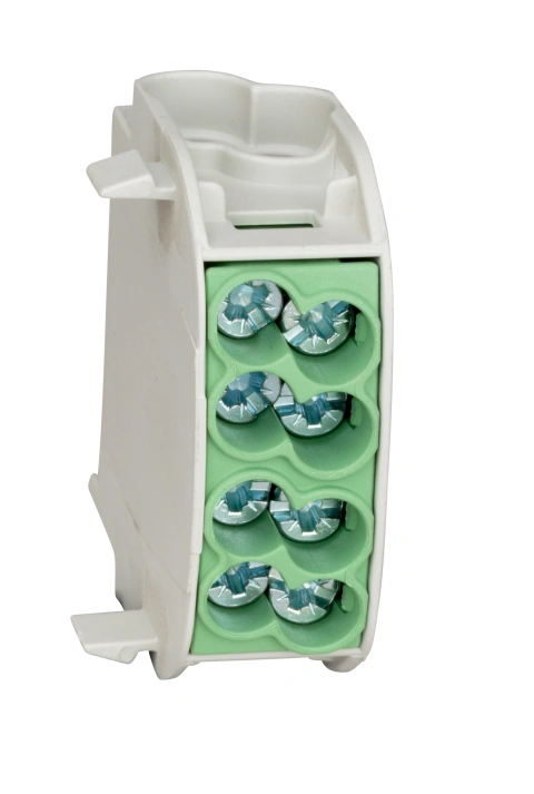 Clemă de derivaţie Cu-Al, 25mmp, 1p. izolată-galben/verde_8