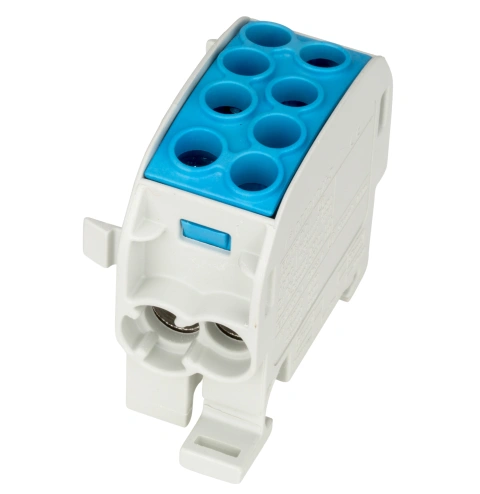 Clemă de derivaţie Cu-Al, 35mmp, 1p. izolată-albastră_2