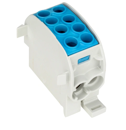 Clemă de derivaţie Cu-Al, 35mmp, 1p. izolată-albastră_4