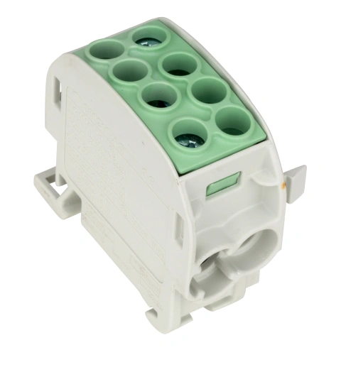 Clemă de derivaţie Cu-Al, 35mmp, 1p. izolată-galben/verde_1