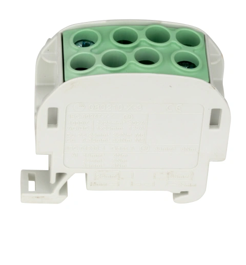 Clemă de derivaţie Cu-Al, 35mmp, 1p. izolată-galben/verde_2