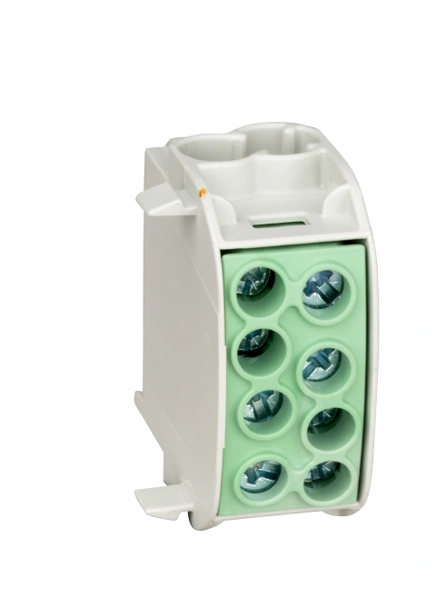 Clemă de derivaţie Cu-Al, 35mmp, 1p. izolată-galben/verde_8