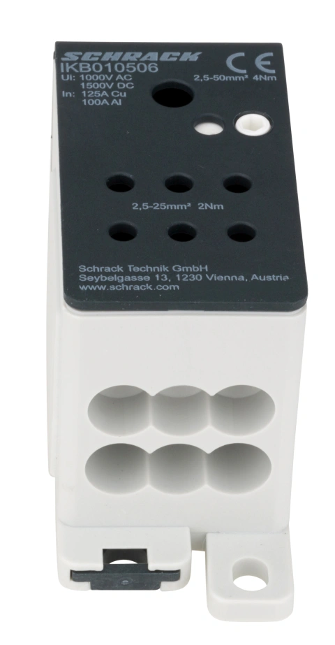 Clemă derivaţie Al 125A, 1x50mmp, 6x25mmp_1