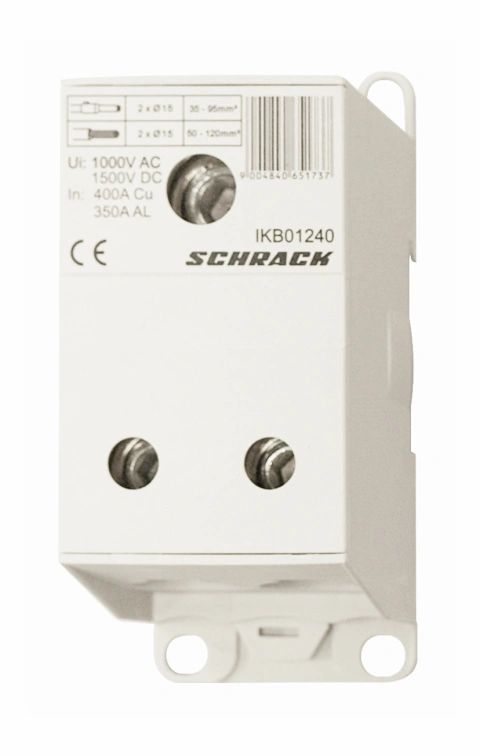 Clemă de deriv. 1 pol 400 A, 1x240 mm² / 2x120 mm²