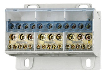 Distribuitor 4 poli 100 A, per pol: 1x35 mm²/6x16 mm²