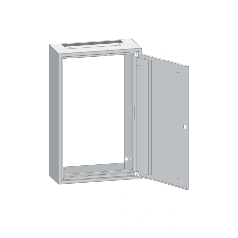 Ramă aplicată+uşă 2A-18, (Lăţ= 2PC / Înălţ=18UV), 1 flanşă
