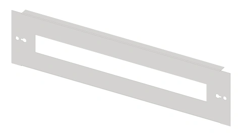 Divided front plate 5G3, 1 piece, sheet steel, 25MW