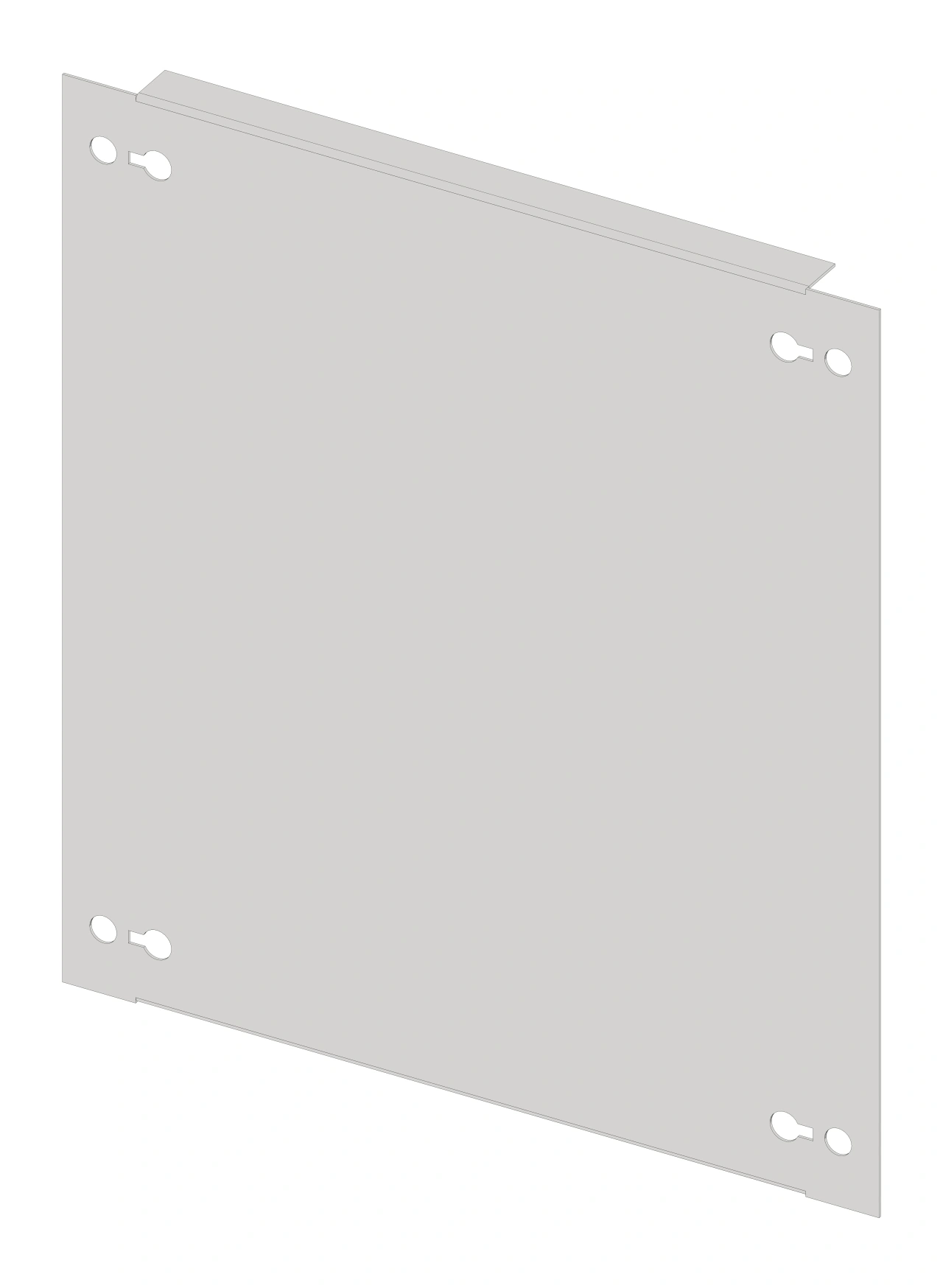 Mască oarbă metalică 1B7 (Lăţ=1PC / Înălţ=7UV)