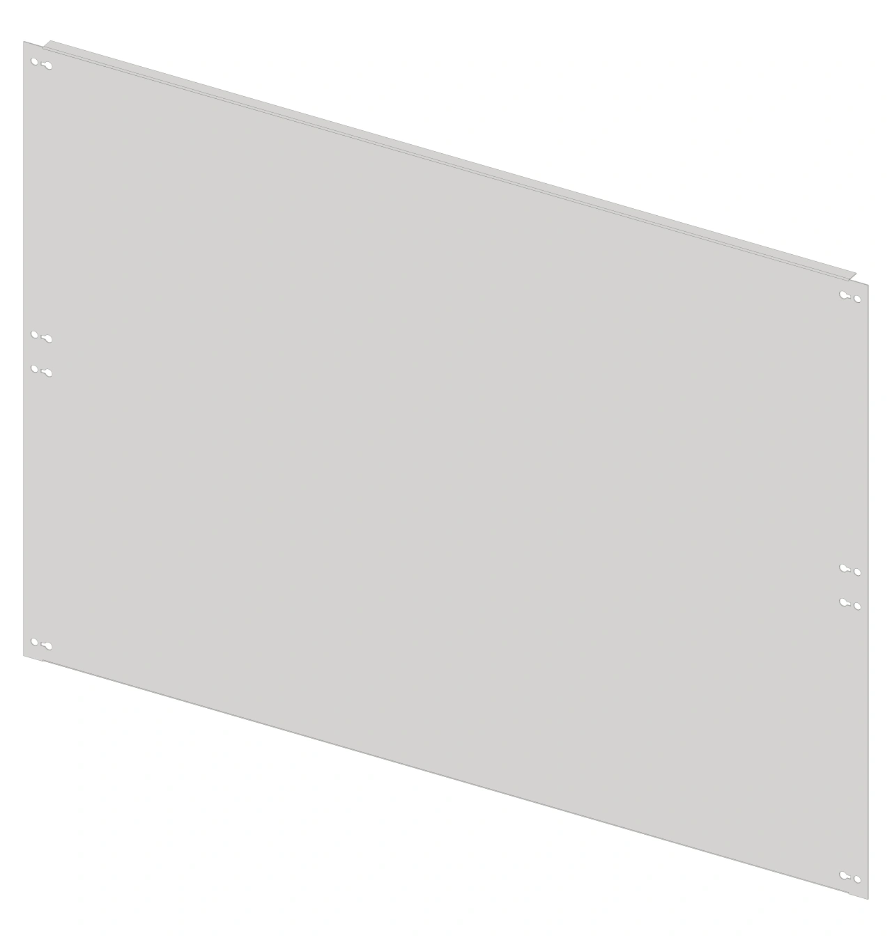 Mască oarbă metalică 5B18 (Lăţ=5PC / Înălţ=18UV)
