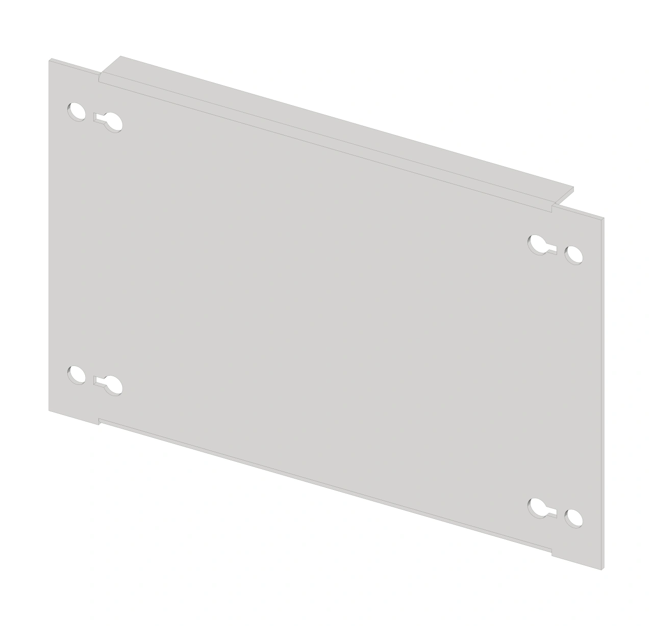Mască oarbă din plastic 1B4K (Lăţ=1PC / Înălţ=4UV)