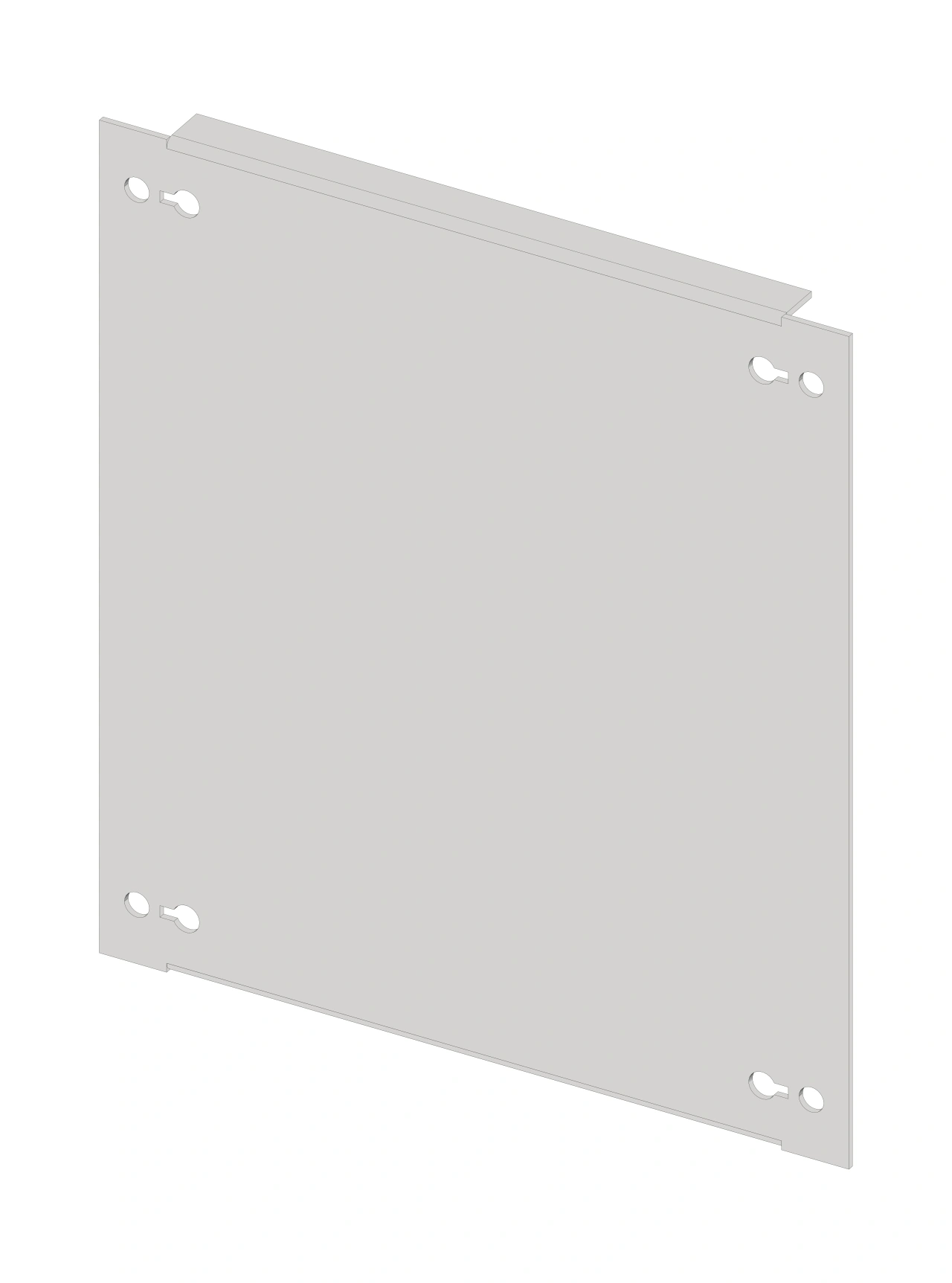 Mască oarbă din plastic 1B7K (Lăţ=1PC / Înălţ=7UV)
