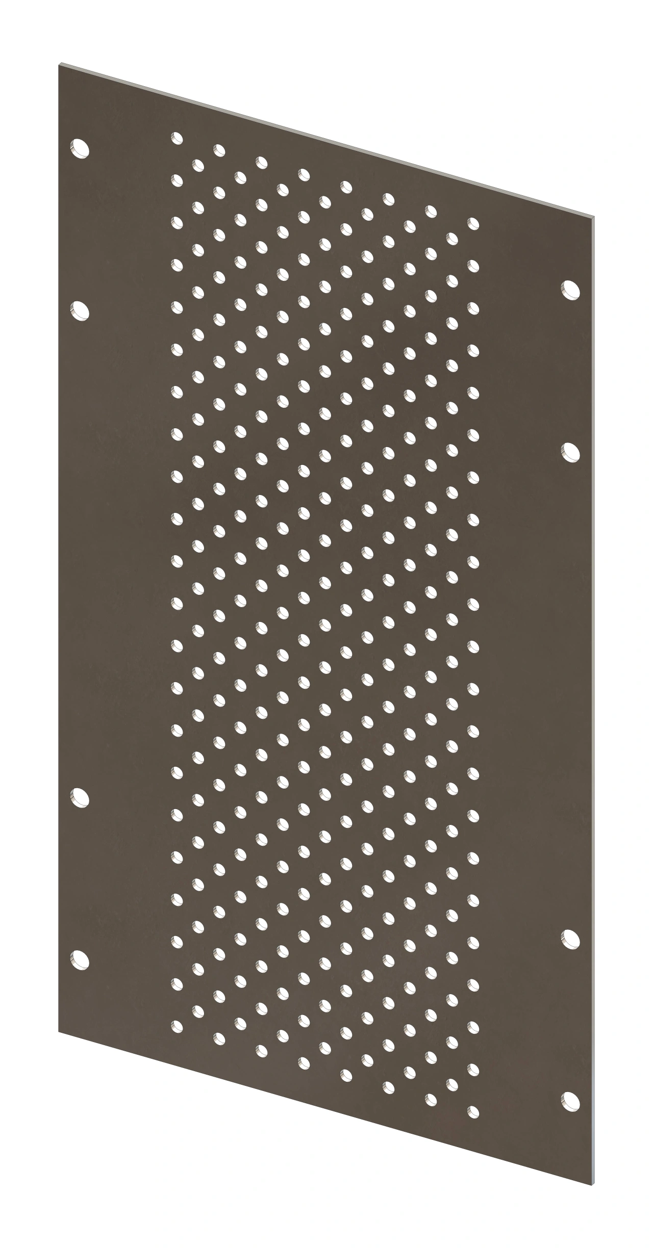 Perforated Mounting Plate width 200mm, 6 Modul Heights