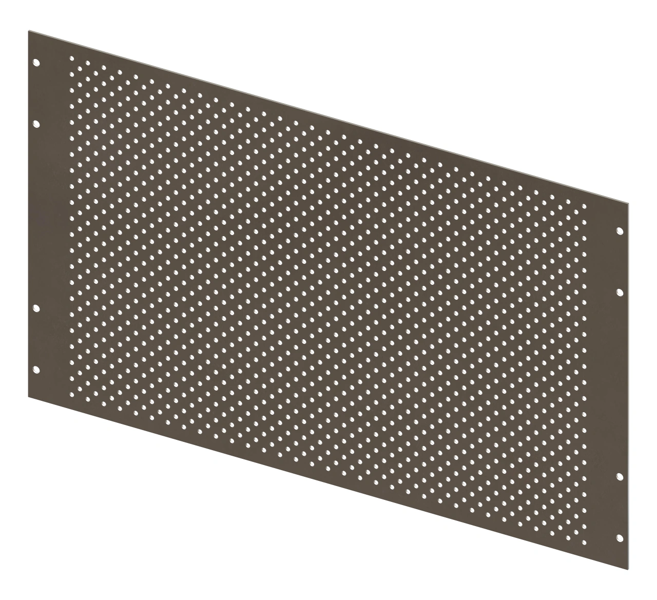 Perforated Mounting plate width 2/ 6 Modul heights