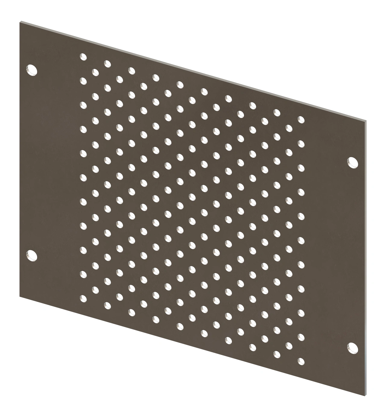 Perforated Mounting Plate width 220mm, 3 Modul Heights
