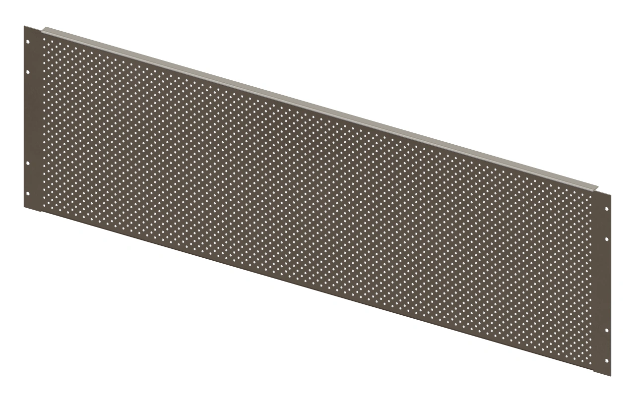 Perforated Mounting plate width 4/ 6 Modul heights