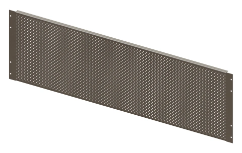 Perforated Mounting plate width 4/ 6 Modul heights