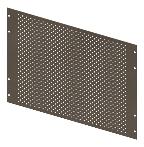 Perforated Mounting Plate width 428mm, 6 Modul Heights