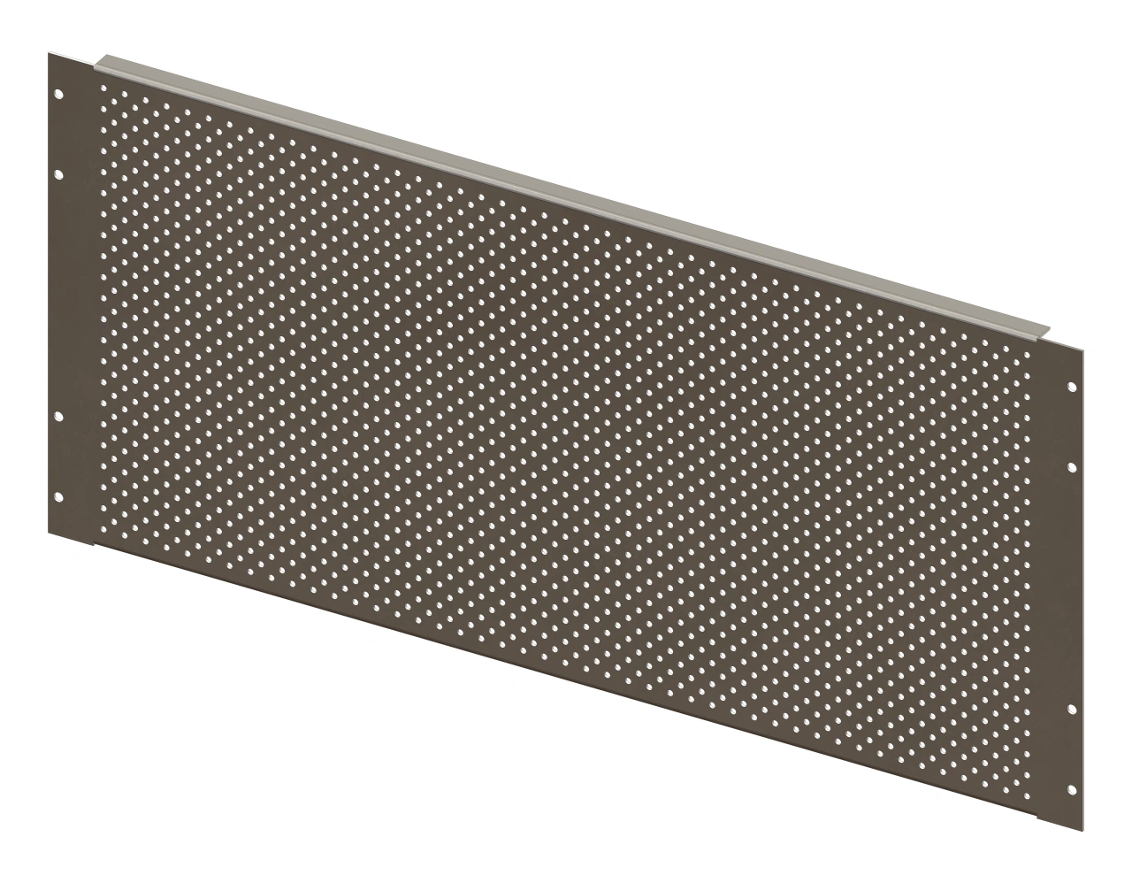 Perforated Mounting Plate width 640mm, 6 Modul Heights