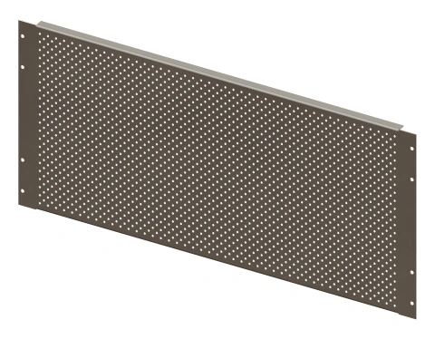 Perforated Mounting Plate width 640mm, 6 Modul Heights