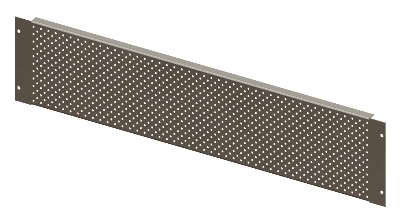 Perforated Mounting Plate width 648mm, 3 Modul Heights