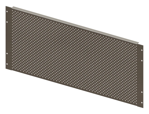 Perforated Mounting Plate width 648mm, 6 Modul Heights