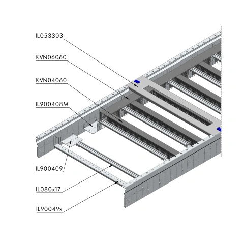 Şină de montaj 2HC-scurt, Aluminiu_1
