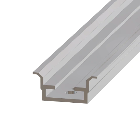 Aluminium H/C rail for 428mm Divided Front Plates, Wide 3