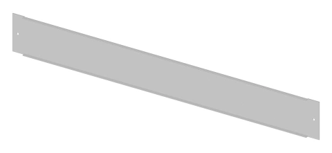 Base front for wall-mounted enclosure U-Profile, width 3