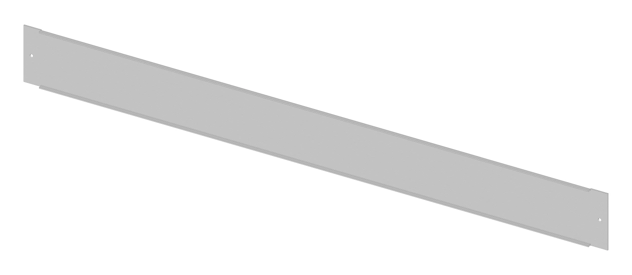 Base front for wall-mounted enclosure U-Profile, width 4