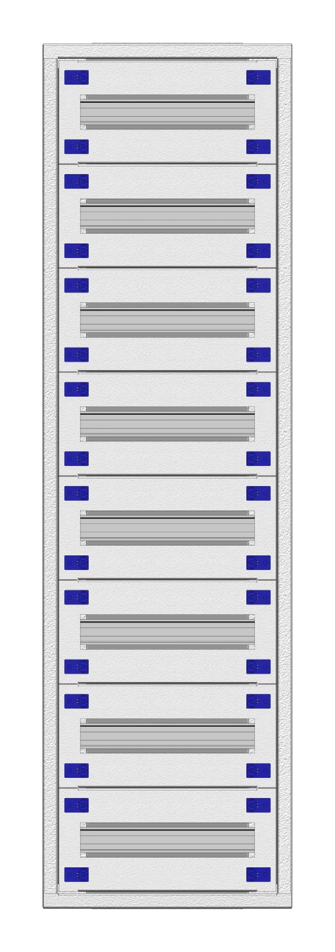 Modular chassis 1-24K, 8-rows, complete