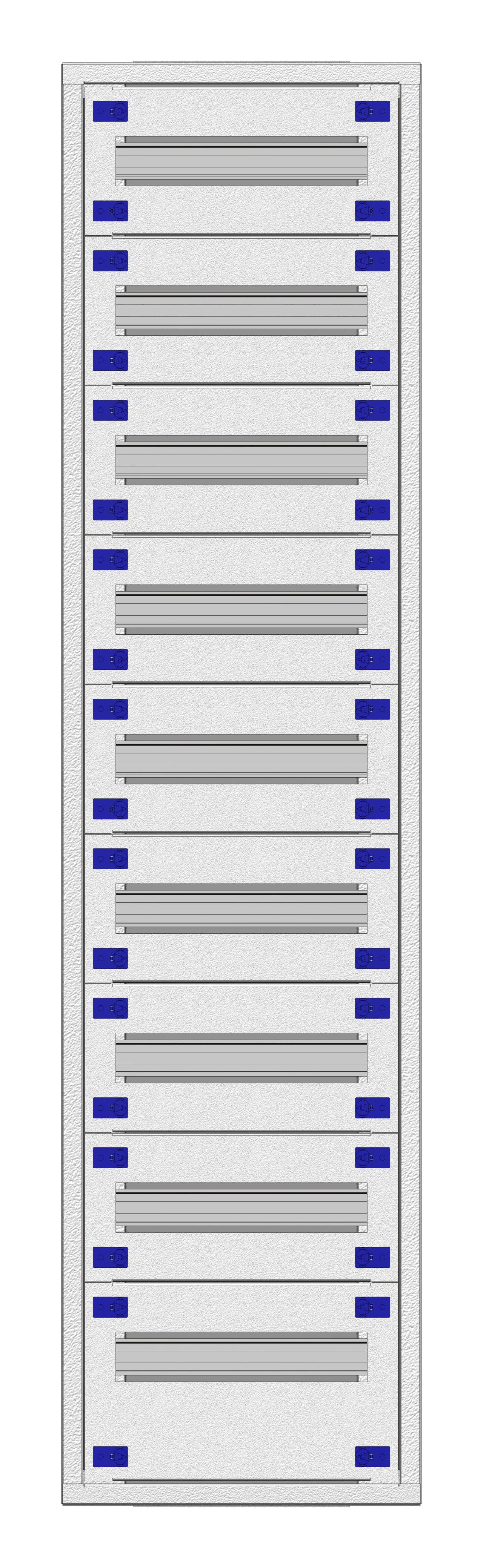 Modular chassis 1-28K, 9-rows, complete